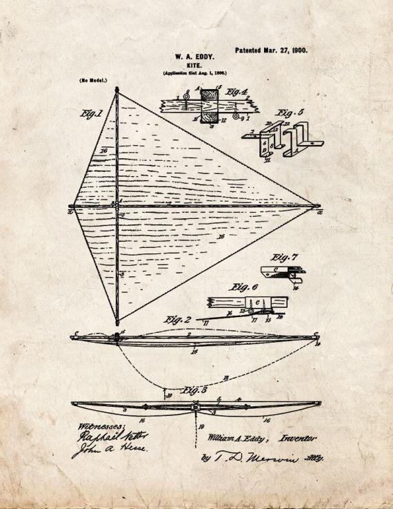 Patent Blueprint 4844 1 12 A4 Photo Print