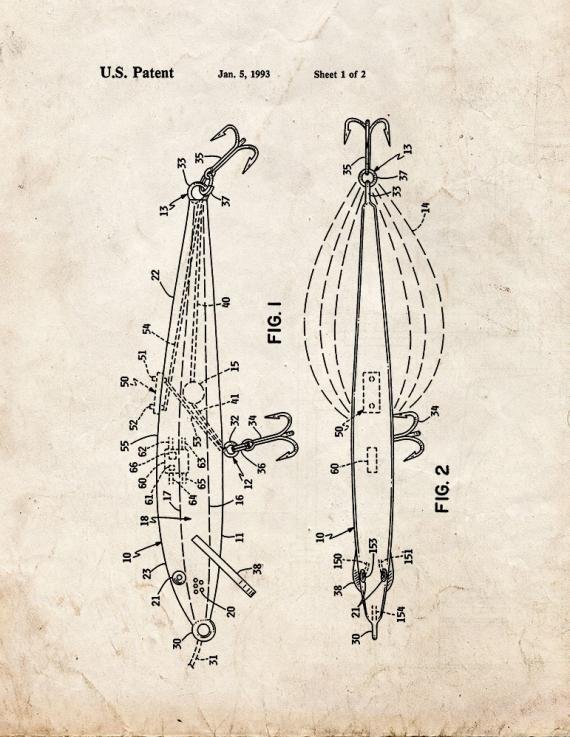 Patent Blueprint 485 2 12 A4 Photo Print