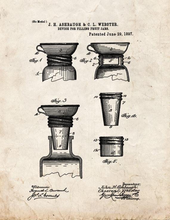 Patent Blueprint 4852 1 12 A4 Photo Print