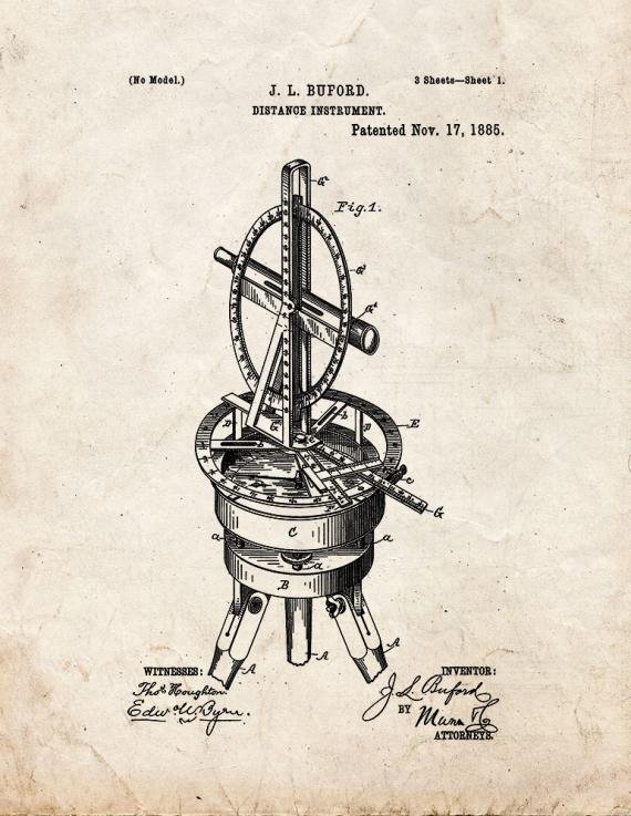 Patent Blueprint 4853 1 12 A4 Photo Print