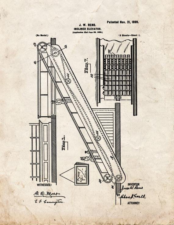 Patent Blueprint 4854 1 12 A4 Photo Print