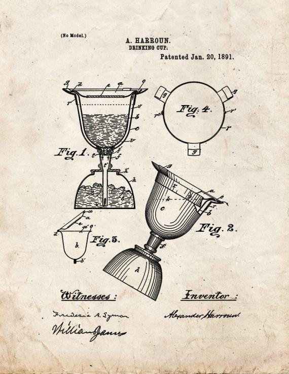 Patent Blueprint 4855 1 12 A4 Photo Print