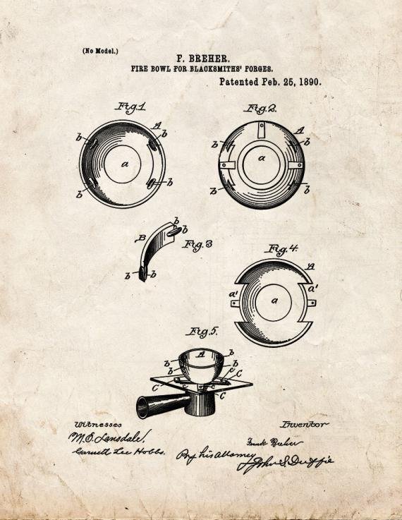 Patent Blueprint 4861 1 12 A4 Photo Print
