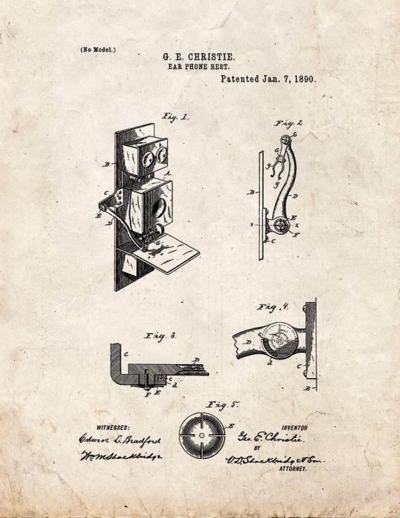 Patent Blueprint 4875 1 12 A4 Photo Print