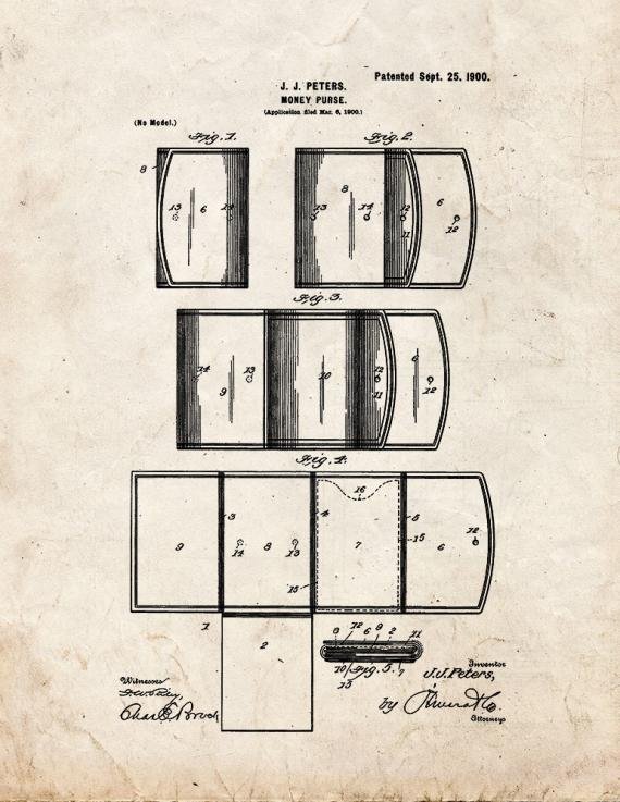 Patent Blueprint 4876 1 12 A4 Photo Print