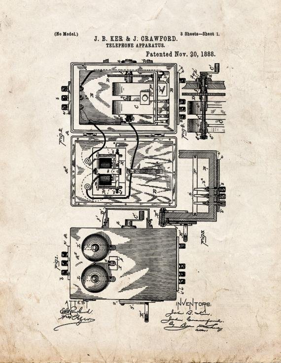 Patent Blueprint 4878 1 12 A4 Photo Print