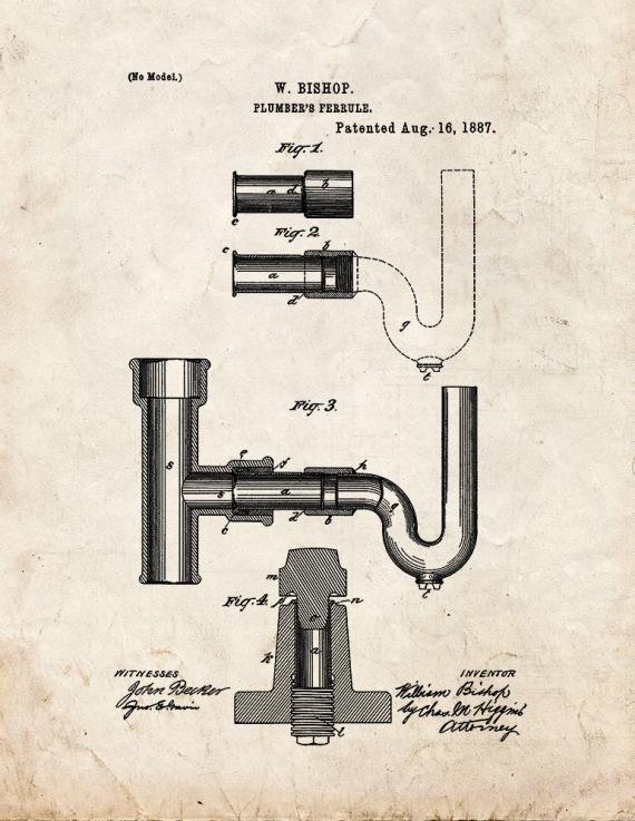 Patent Blueprint 4885 1 12 A4 Photo Print