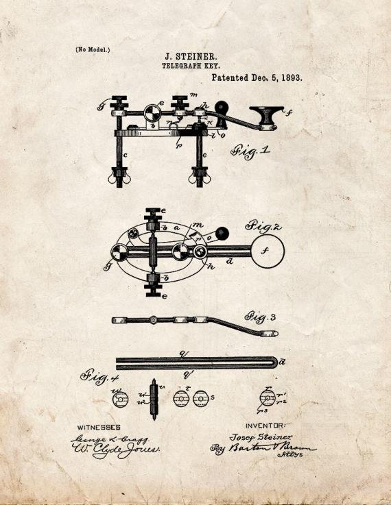 Patent Blueprint 4889 1 12 A4 Photo Print