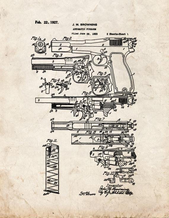Patent Blueprint 489 1 12 A4 Photo Print