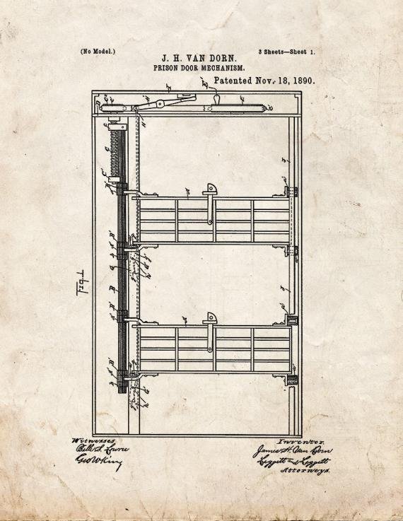 Patent Blueprint 4890 1 12 A4 Photo Print