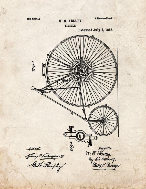 Patent Blueprint 4896 1 12 A4 Photo Print