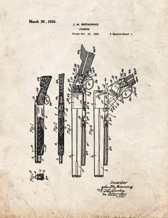 Patent Blueprint 490 1 12 A4 Photo Print