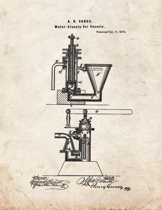 Patent Blueprint 4900 1 12 A4 Photo Print