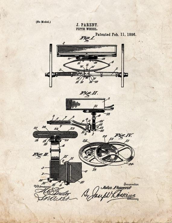 Patent Blueprint 4904 1 12 A4 Photo Print