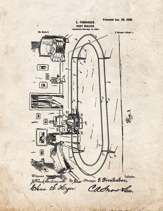 Patent Blueprint 4908 1 12 A4 Photo Print