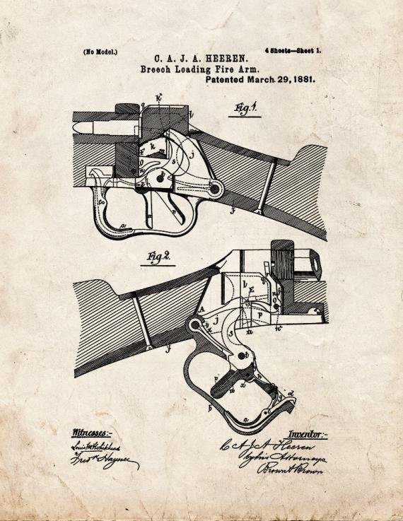 Patent Blueprint 4910 1 12 A4 Photo Print