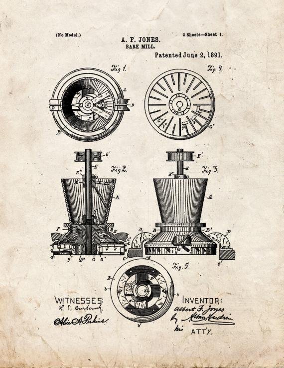 Patent Blueprint 4914 1 12 A4 Photo Print