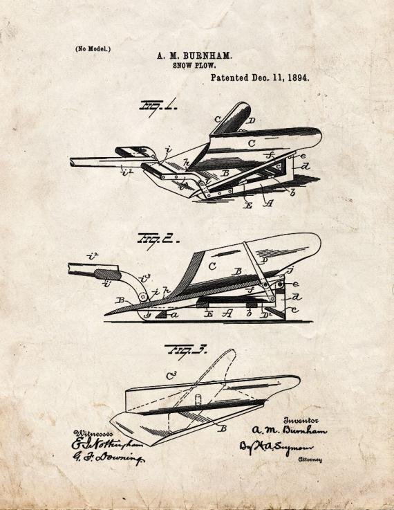 Patent Blueprint 4920 1 12 A4 Photo Print
