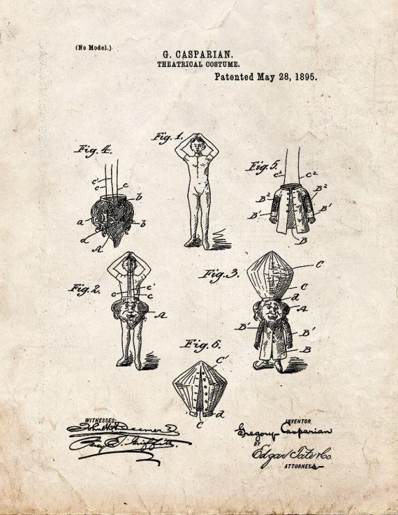 Patent Blueprint 4925 1 12 A4 Photo Print
