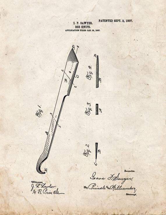 Patent Blueprint 4939 1 12 A4 Photo Print