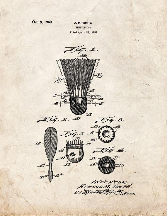 Patent Blueprint 4943 1 12 A4 Photo Print