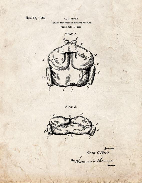 Patent Blueprint 4947 1 12 A4 Photo Print