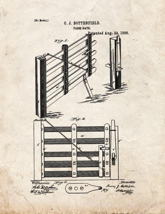 Patent Blueprint 4952 1 12 A4 Photo Print