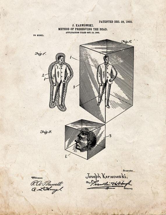 Patent Blueprint 4956 1 12 A4 Photo Print