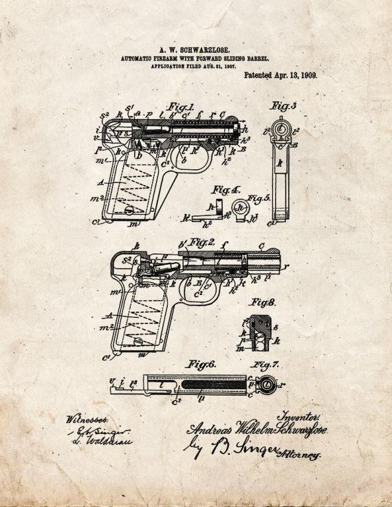 Patent Blueprint 4959 1 12 A4 Photo Print