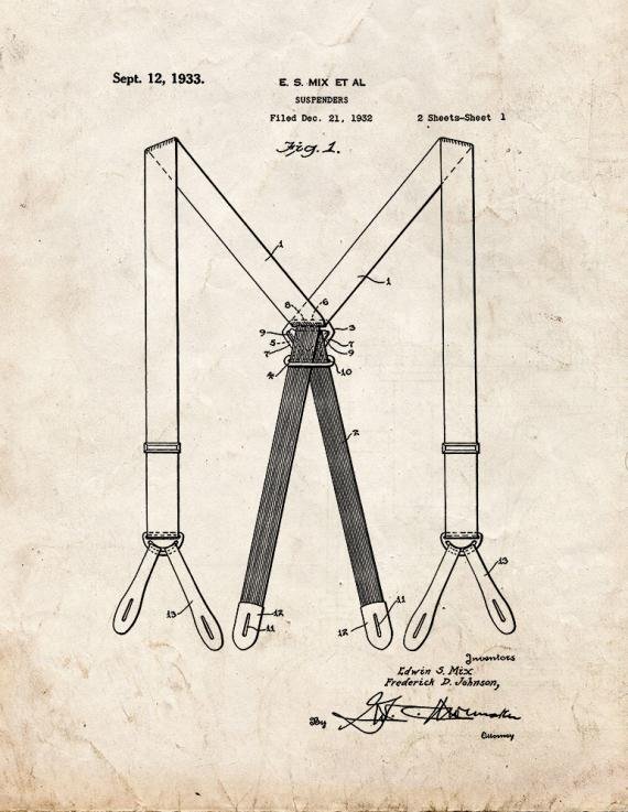 Patent Blueprint 4961 1 12 A4 Photo Print