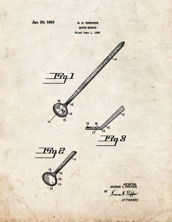Patent Blueprint 4962 1 12 A4 Photo Print