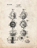 Patent Blueprint 4964 1 12 A4 Photo Print