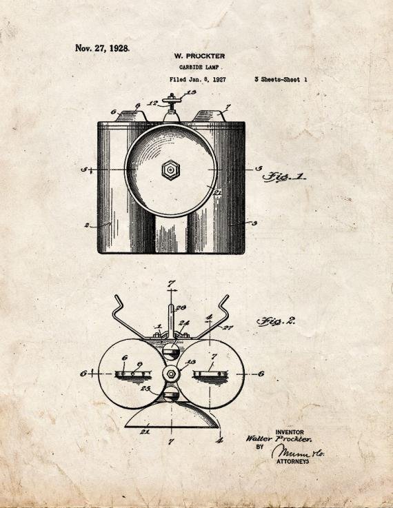 Patent Blueprint 4971 1 12 A4 Photo Print
