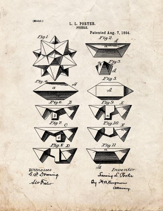 Patent Blueprint 4983 1 12 A4 Photo Print