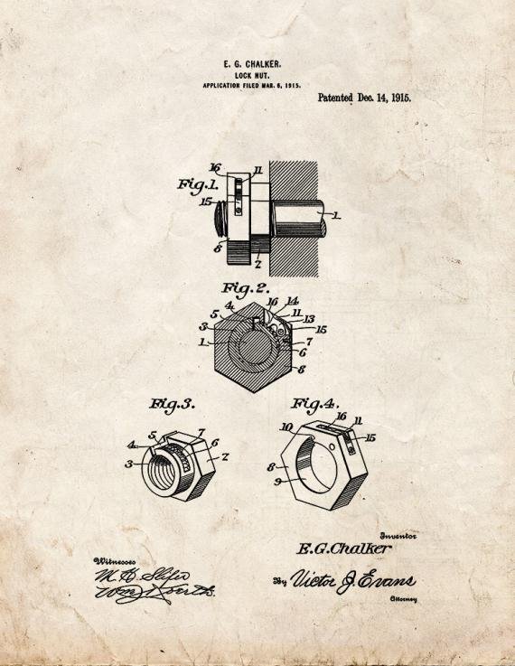 Patent Blueprint 4986 1 12 A4 Photo Print