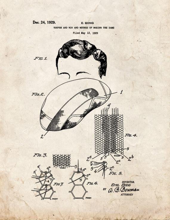 Patent Blueprint 4988 1 12 A4 Photo Print