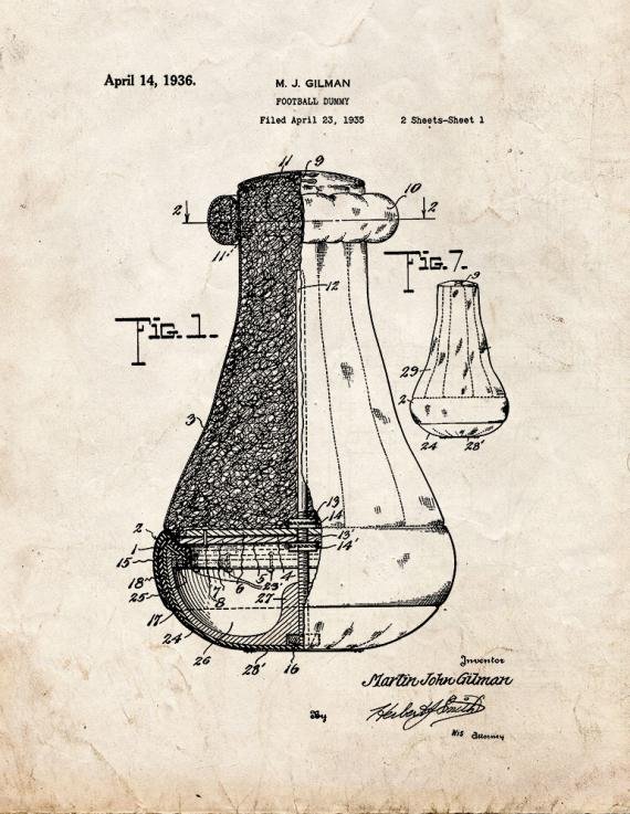 Patent Blueprint 4990 1 12 A4 Photo Print