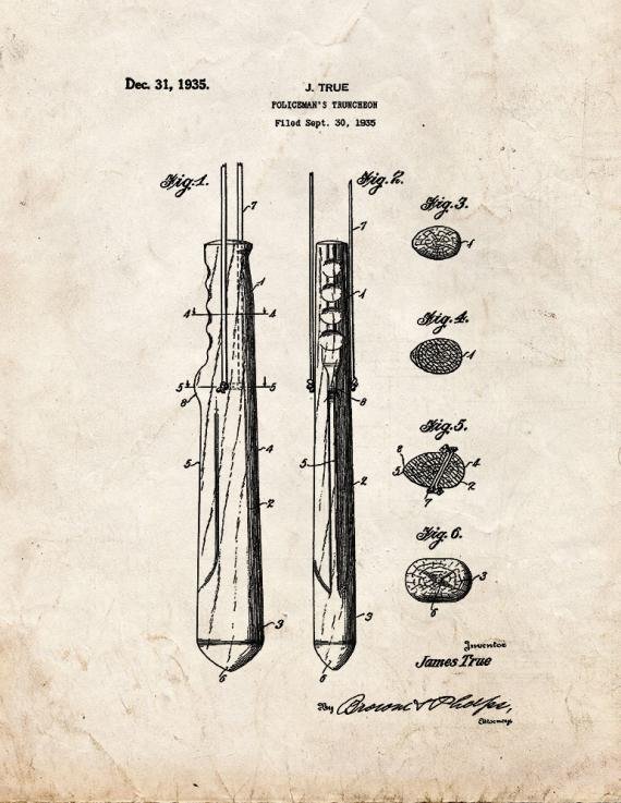 Patent Blueprint 4998 1 12 A4 Photo Print