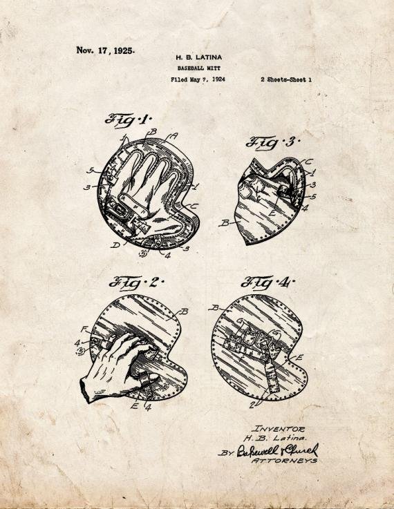Patent Blueprint 5001 1 12 A4 Photo Print