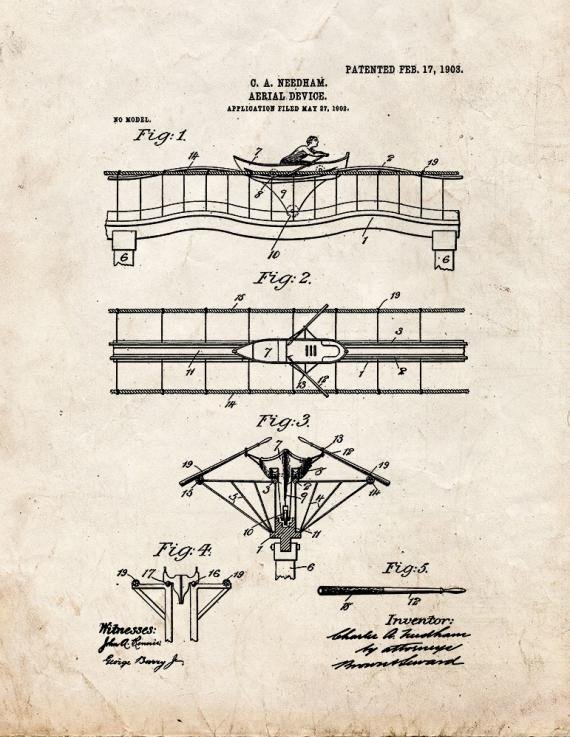 Patent Blueprint 5002 1 12 A4 Photo Print