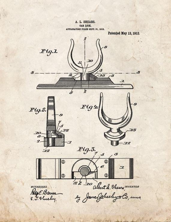 Patent Blueprint 5005 1 12 A4 Photo Print