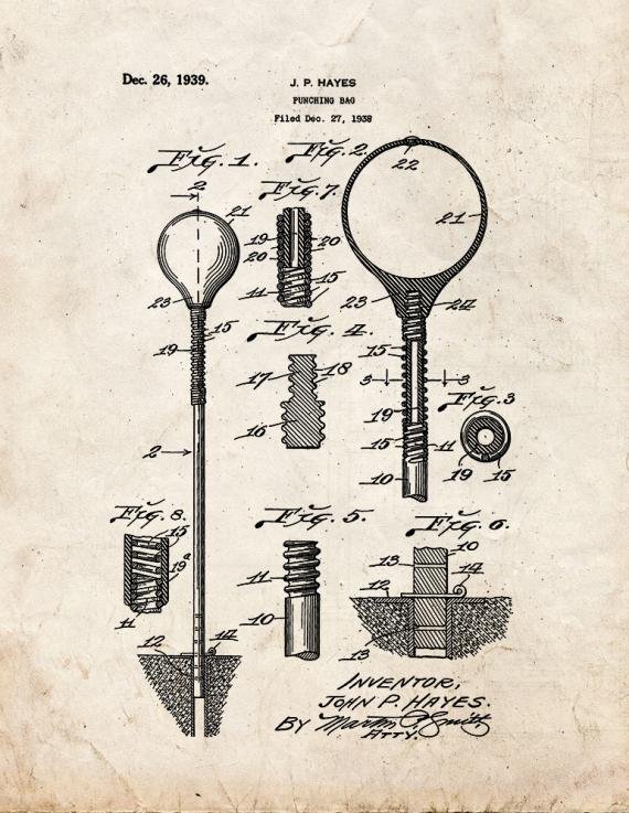 Patent Blueprint 5015 1 12 A4 Photo Print