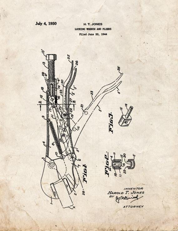 Patent Blueprint 5017 1 12 A4 Photo Print