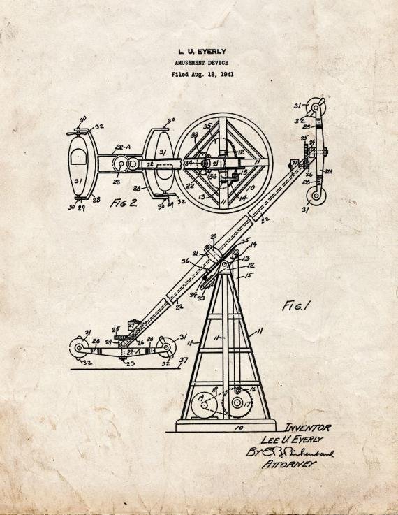 Patent Blueprint 502 1 12 A4 Photo Print