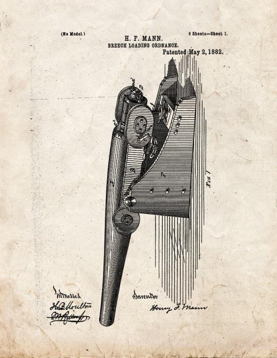 Patent Blueprint 5025 1 12 A4 Photo Print