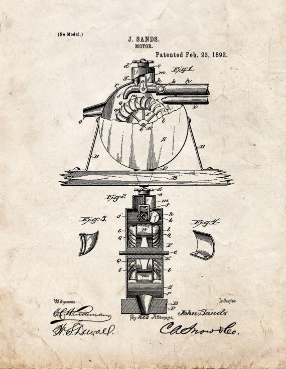 Patent Blueprint 5031 1 12 A4 Photo Print