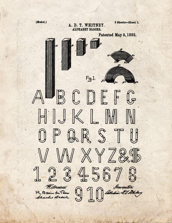 Patent Blueprint 5035 1 12 A4 Photo Print