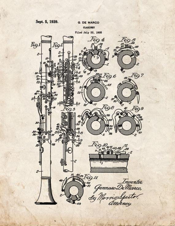 Patent Blueprint 5047 1 12 A4 Photo Print
