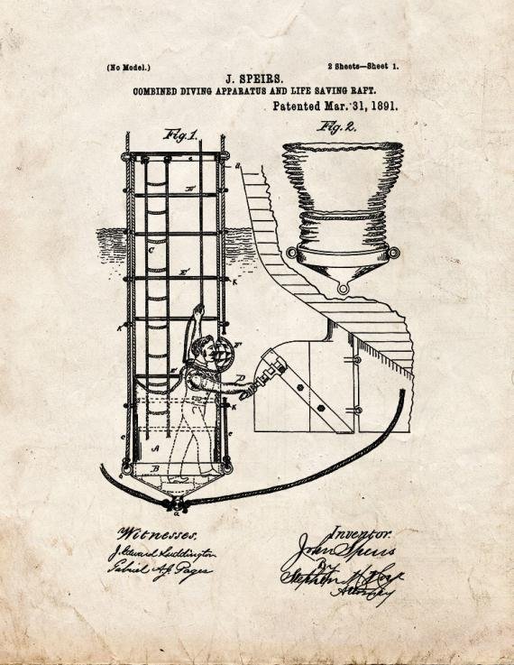 Patent Blueprint 5056 1 12 A4 Photo Print