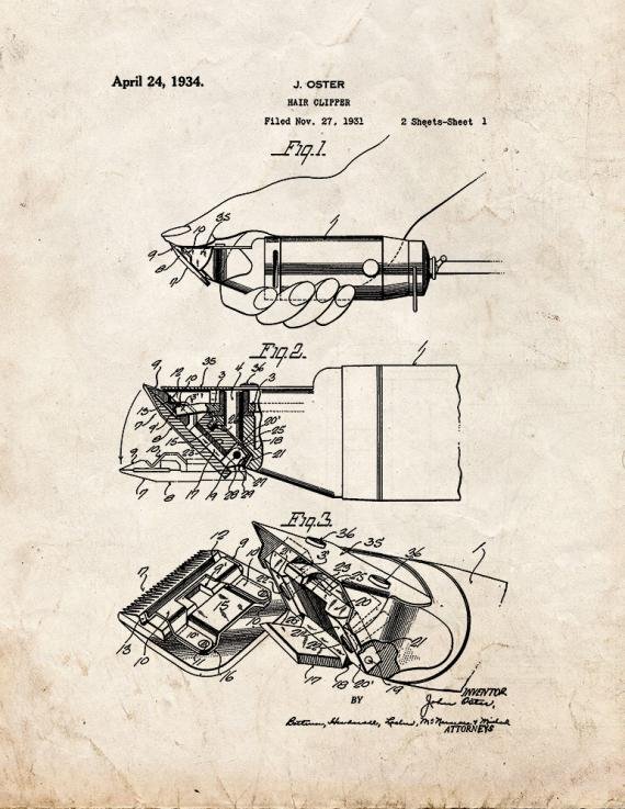 Patent Blueprint 5060 1 12 A4 Photo Print